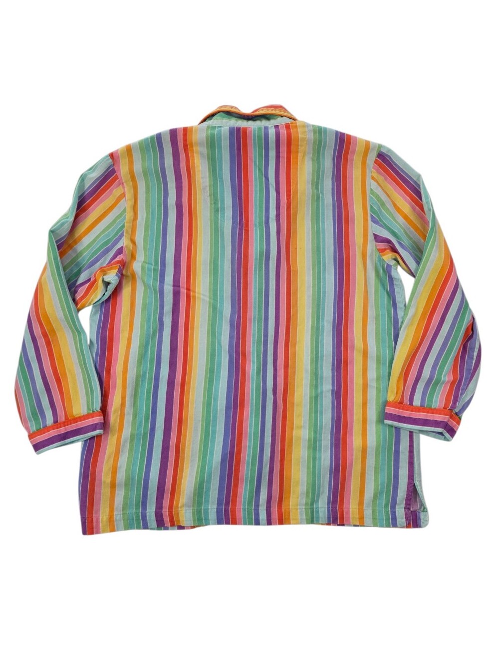Victoria’s Secret Rainbow Stripe Cotton Pajama Set Small Vintage Y2K Loungewear - Picture 6 of 16